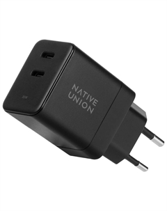 Зарядное устройство Native Union Fast Gan Charger (FAST-PD35-BLK-EU) Native union