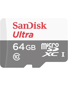 Карта памяти SanDisk Ultra 64 ГБ (SDSQUNR-064G-GN3MN) Sandisk