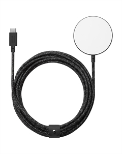Беспроводное зарядное устройство Native Union Snap Cable MagSafe, Cosmos Black Native union