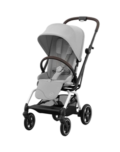 Детская коляска Eezy S Twist+ 2 SLV Fog Grey с дождевиком и бампером Cybex