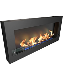 Камин Orion 1500, чёрный со стеклом Zefire