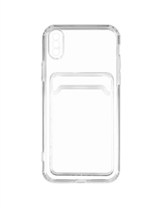 Чехол Red Line для iPhone X/XS с кардхолдером, прозрачный Red line