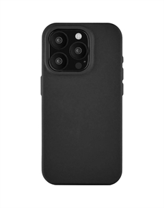 Чехол uBear Capital Leather Case для iPhone 15 Pro MagSafe чёрный Ubear