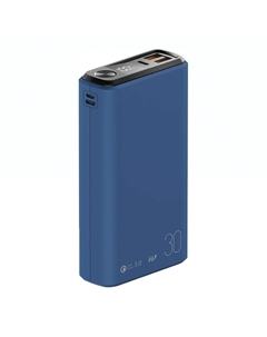 Внешний аккумулятор Olmio QS-30 30000 мАч, тёмно-синий