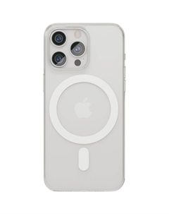 Чехол VLP Diamond Case с MagSafe для iPhone 15 Pro прозрачный с белым Vlp