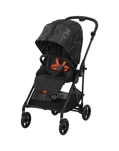 Детская коляска Melio Street Real Black с дождевиком Cybex