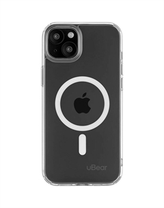 Чехол uBear Real Mag Case для iPhone 15 Plus MagSafe прозрачный Ubear