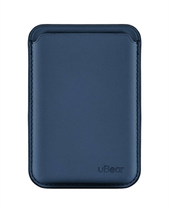 Картхолдер uBear Shell Case для Apple iPhone с MagSafe, тёмно-синий Ubear
