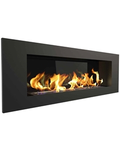 Камин Elliot 1500 Long, чёрный со стемалитом Zefire