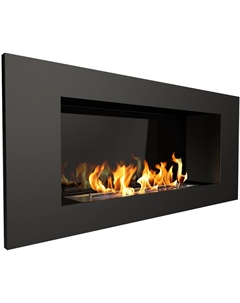 Камин Elliot 900, чёрный со стемалитом Zefire