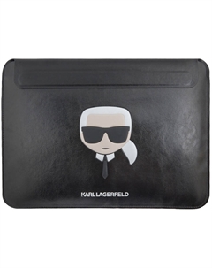 Чехол Karl Lagerfeld Ikonik Sleeve 15, чёрный (KLCS14KHBK) Karl lagerfeld