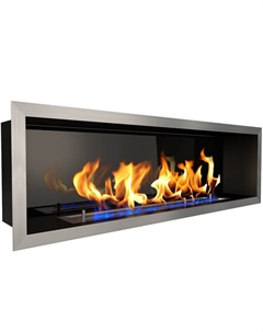 Камин Flagman 1000, шлифованный со стемалитом Zefire