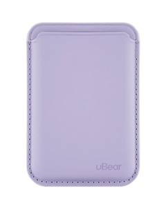 Картхолдер uBear Leather Shell Case для Apple iPhone с MagSafe, лаванда Ubear