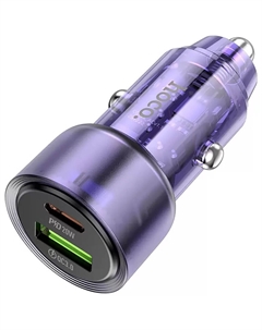 Зарядное устройство Hoco Z52 1USB 1Type-C 38W фиолетовый (01795)
