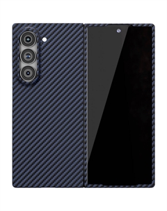 Чехол VLP Kevlar Case с MagSafe для Samsung Galaxy Z Fold 6 тёмно-синий Vlp