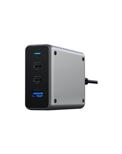 Зарядное устройство Satechi Compact Charger 100W USB Type-C PD, серый космос