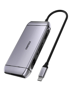 USB-разветвитель Choetech Hub 9-в-1 (HUB-M15-GY-V2)