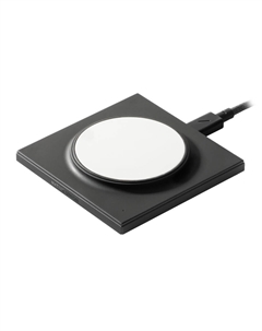 Беспроводное зарядное устройство Native Union Drop (DROP-MAG-BLK-NP) серый Native union