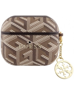 Чехол для наушников Guess G Cube коричневый (GUA3PGCE4CW)