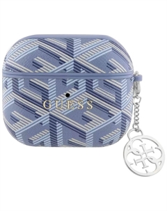 Чехол для наушников Guess для AirPods 3 синий (GUA3HGCFSEB)