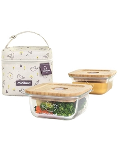 Контейнер для еды Pack-2-Go Ecosquare 89548 Miniland