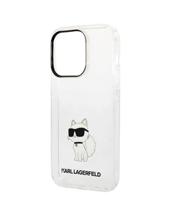 Чехол Karl Lagerfeld PC/TPU NFT Choupette Hard для iPhone 15 Pro прозрачный Karl lagerfeld