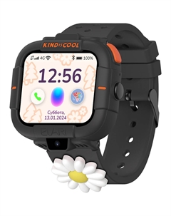 Детские смарт-часы ELARI KidPhone Маша и Медведь чёрный Elari