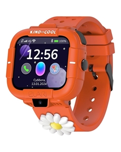 Детские смарт-часы ELARI KidPhone Маша и Медведь оранжевый Elari