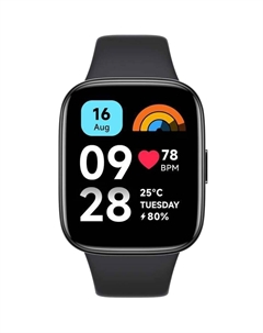 Смарт-часы Xiaomi Redmi Watch 3 Active чёрный (BHR7266GL)