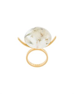 Marni кольцо с одуванчиком l золотистый Marni