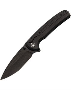 Складной нож Sentinel Strike II, сталь Nitro-V, рукоять алюминий/FRN, черный Civivi
