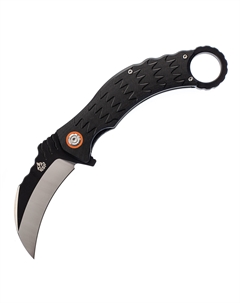 Складной нож керамбит Eagle, сталь D2, рукоять черный G10 Qsp