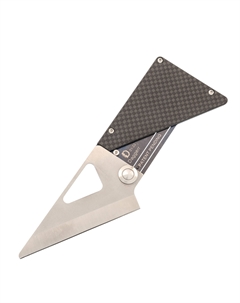 Складной нож Cardknife Blue, сталь 8cr13mov, рукоять титан/карбон Daggerr