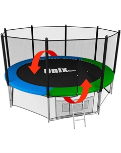 Батут Line Classic 14 ft (outside) Unix