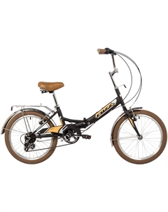 Складной велосипед Shift 6.V 20, год 2024, цвет Черный Foxx