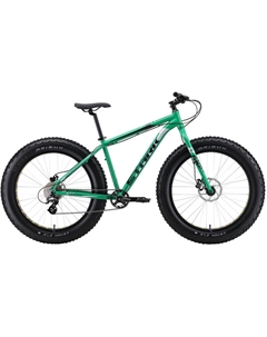 Горный велосипед Fat 27.3 HD, год 2024, цвет Зеленый-Черный, ростовка 18 Stark