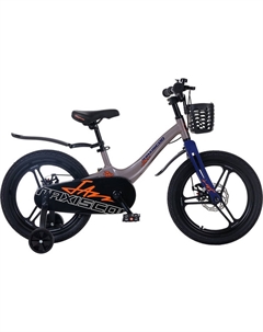 Детский велосипед Jazz Pro 18, год 2025, цвет Серебристый Maxiscoo