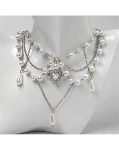 Колье с жемчугом Qf