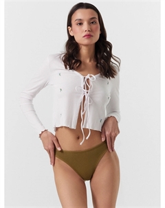 Трусы слипы женские хаки Mark formelle