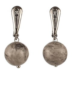 Серьги Бусики-колечки