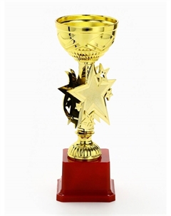 Кубок под нанесение 190, наградная фигура, золото, подставка пластик, 22 см Сима-ленд