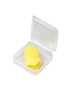 Антибактериальная зубная щетка-напальчник детская "IKO KIDS", Банан Melo - when you're smiling