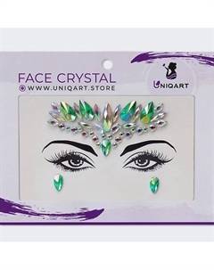 Стразы для лица Романтичный вечер Uniqart