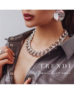 Колье классическое унисекс цепочка на шею крупная под серебро Trendi