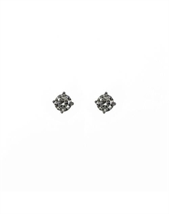 Серьги Пусеты (гвоздики) со стразами Blondinkamolodec