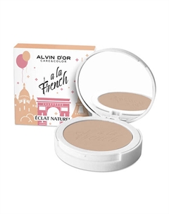 Пудра компактная фиксирующая ECLAT NATUREL A LA FRENCH Alvin d'or