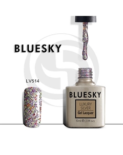 Гель-лак Luxury Silver LV555 Bluesky