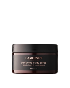Скраб парфюмированный для тела, черная вишня и сандаловое дерево / 250 мл Lamonnet