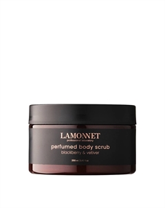 Скраб парфюмированный для тела, лист смородины и ветивер / 250 мл Lamonnet
