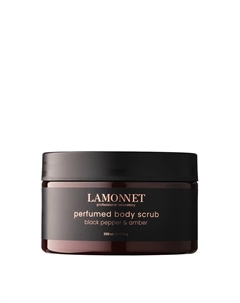 Скраб парфюмированный для тела, черный перец и амбра / 250 мл Lamonnet